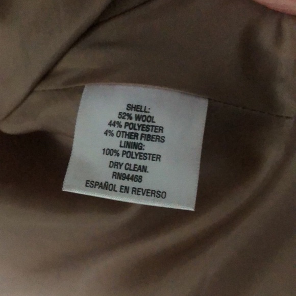 Camel Wool Coat - Picture 7 of 9